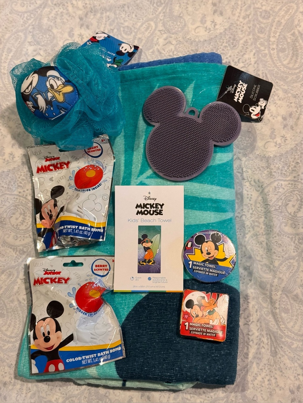 Disney Beach/Pool/Bath Towel & Bath Set